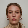 Alina earrings - Williamsburg brick - Re-leaf