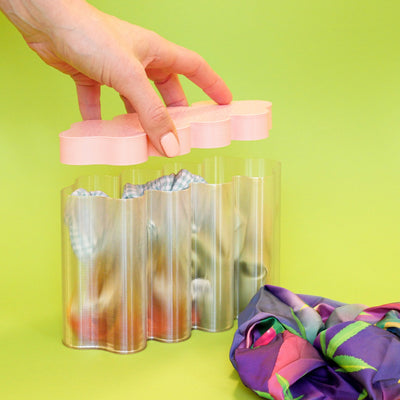 Álvaro storage box pink - Re - leaf