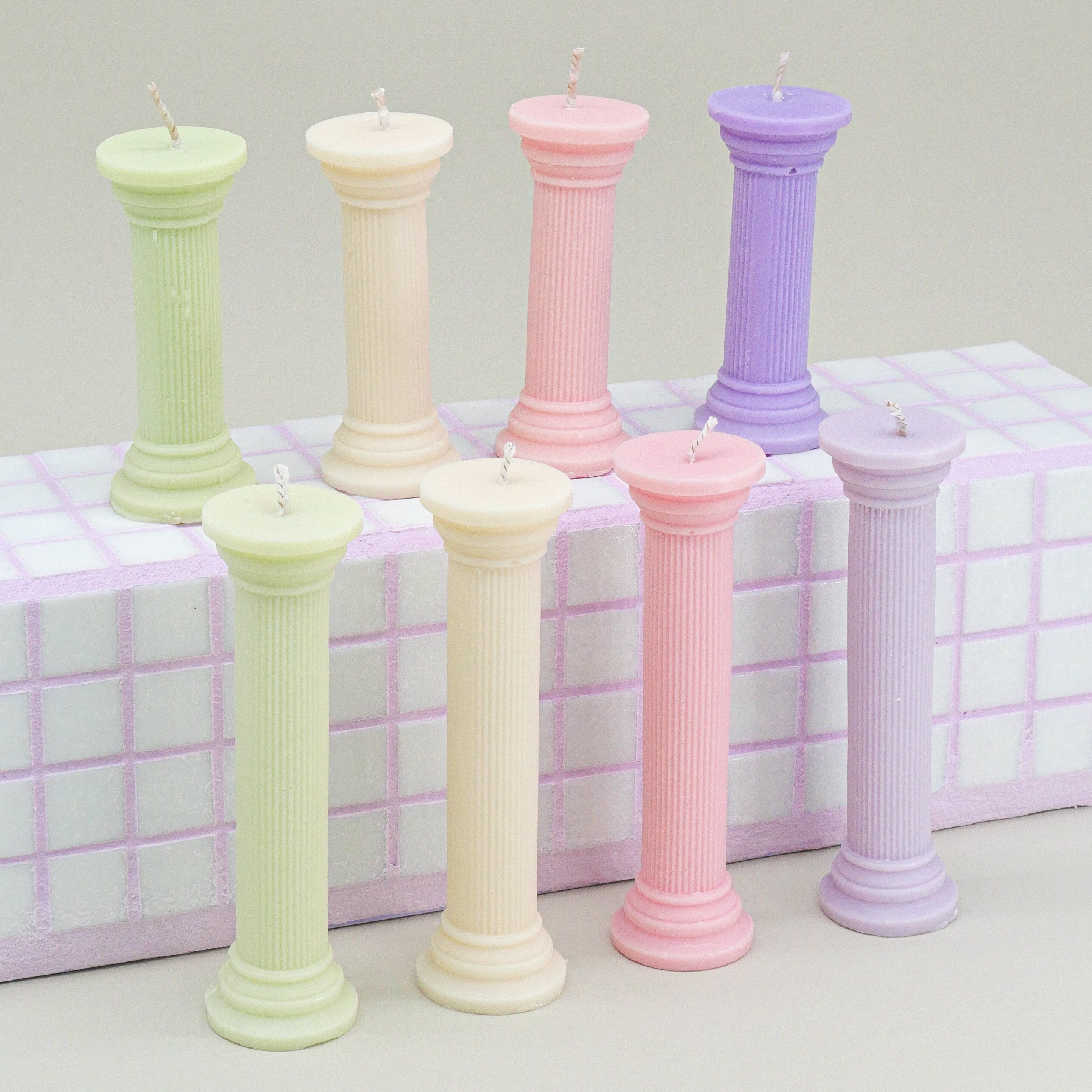 Baby Doris lilac Decorative candles Nata 