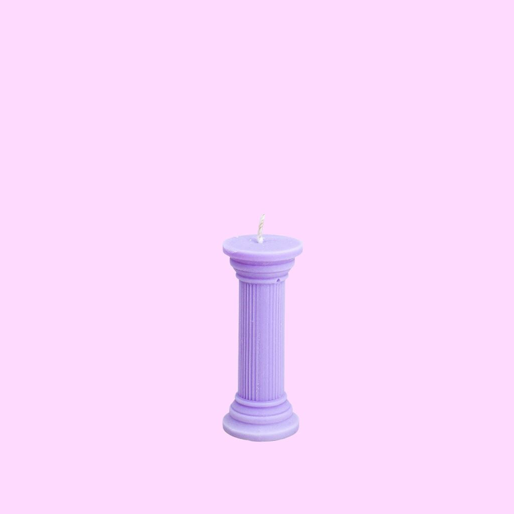 Baby Doris decorative candle lilac - Re-leaf