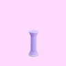 Baby Doris decorative candle lilac - Re-leaf