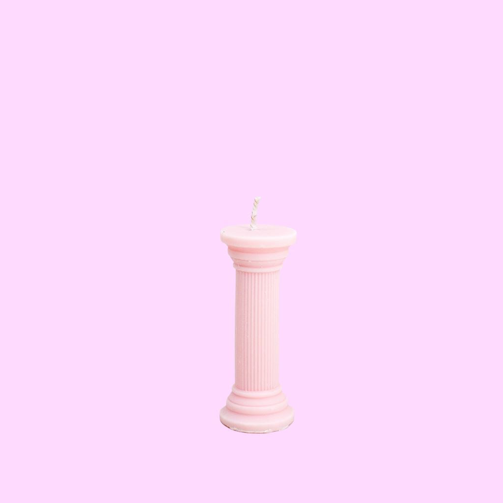 Baby Doris decorative candle pink - Re-leaf