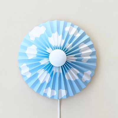 Blue Cloudy Wall Lamp - Re - leaf