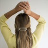 Byron hair clip in cream and black - Re - leaf