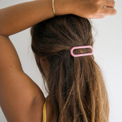 Byron hair clip in pink - Re - leaf