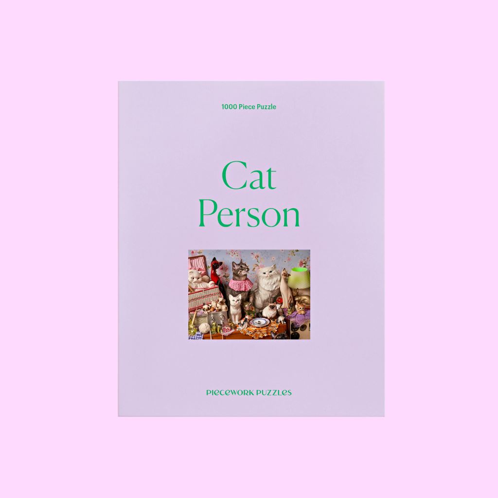 Cat Person Puzzles Piecework 