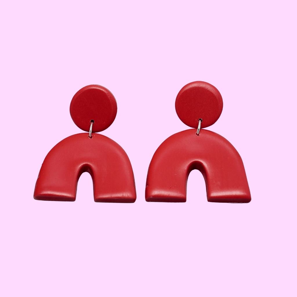 Coral arch earrings - Re - leaf