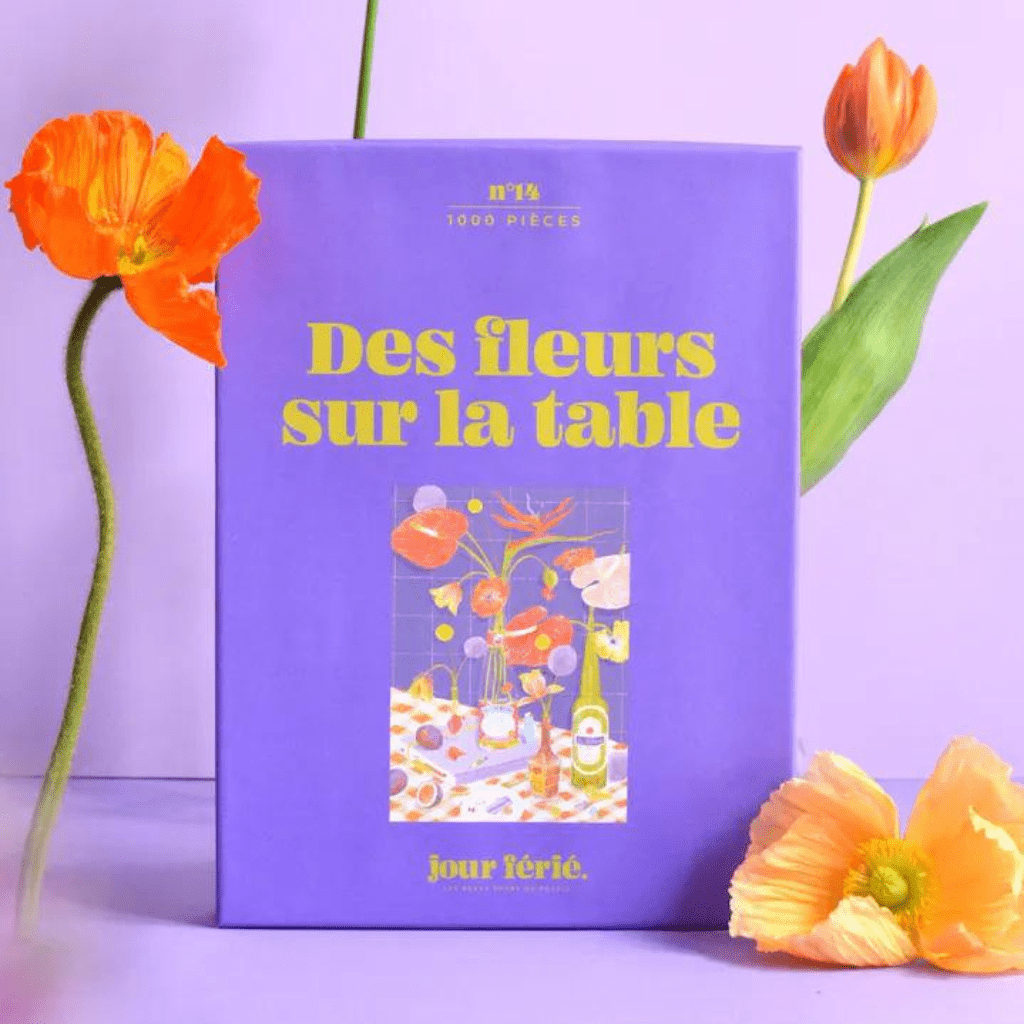 "Des fleurs sur la table" Puzzle - Re - leaf