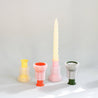 Double candle holder 2.21.2 - green - Re-leaf