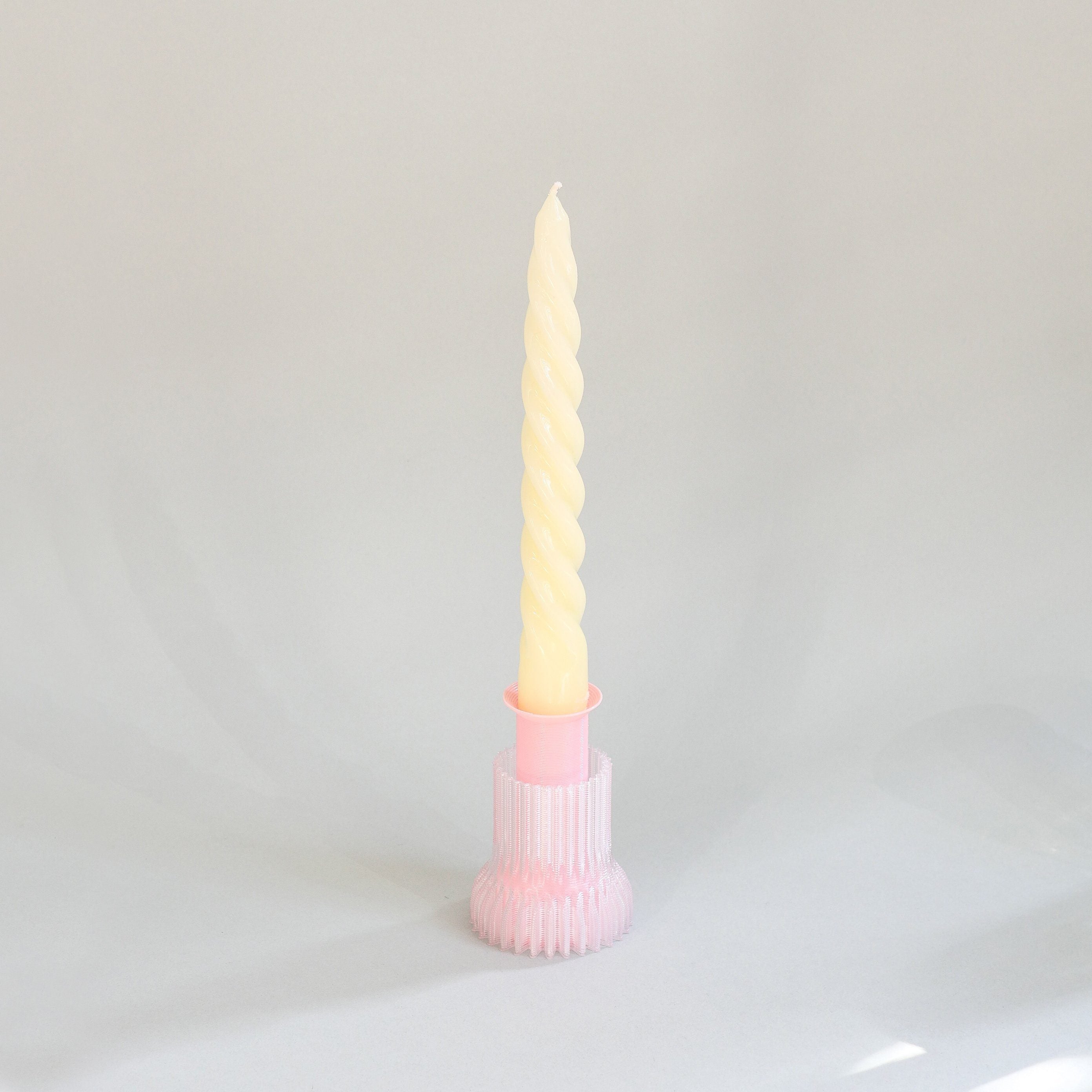 Double candle holder 2.21.2 - pink - Re-leaf