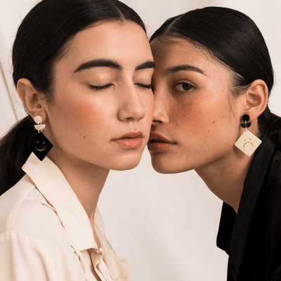 Duo Earrings - Re - leaf