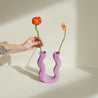 Duo ceramic vase - lilac Vases and pots Feral Estudio 