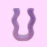 Duo ceramic vase - lilac Vases and pots Feral Estudio 