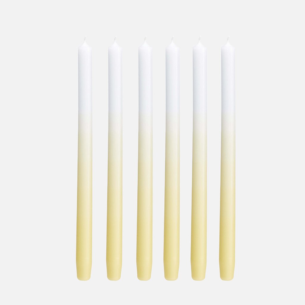 Gradient Candle Canary Yellow - Re - leaf