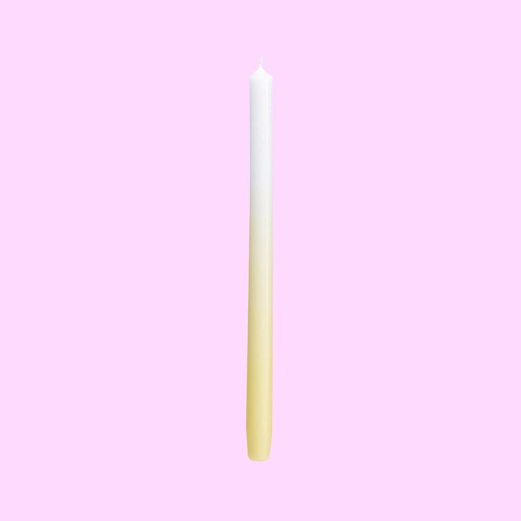 Gradient Candle Canary Yellow - Re-leaf
