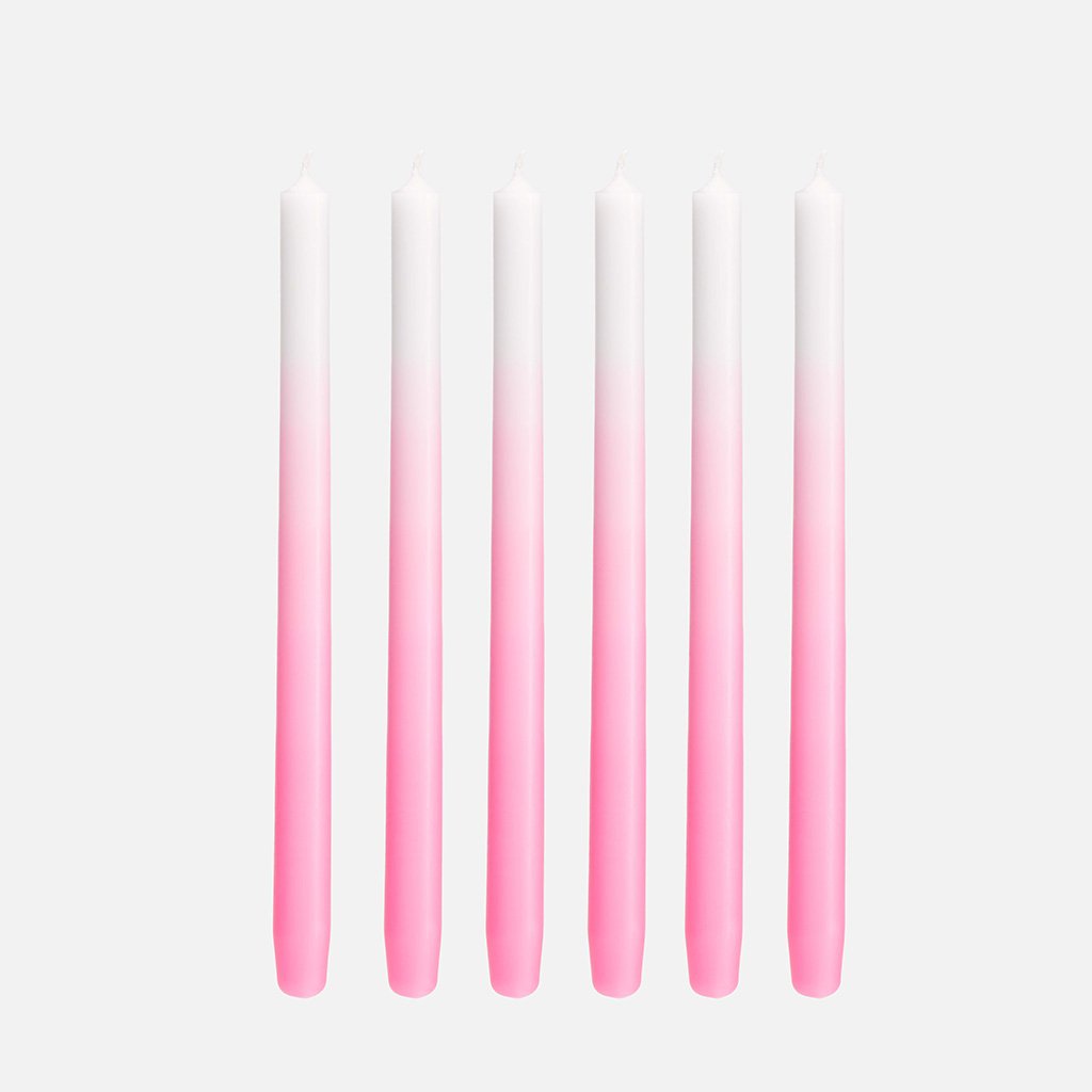 Gradient Candle Hot Pink - Re-leaf