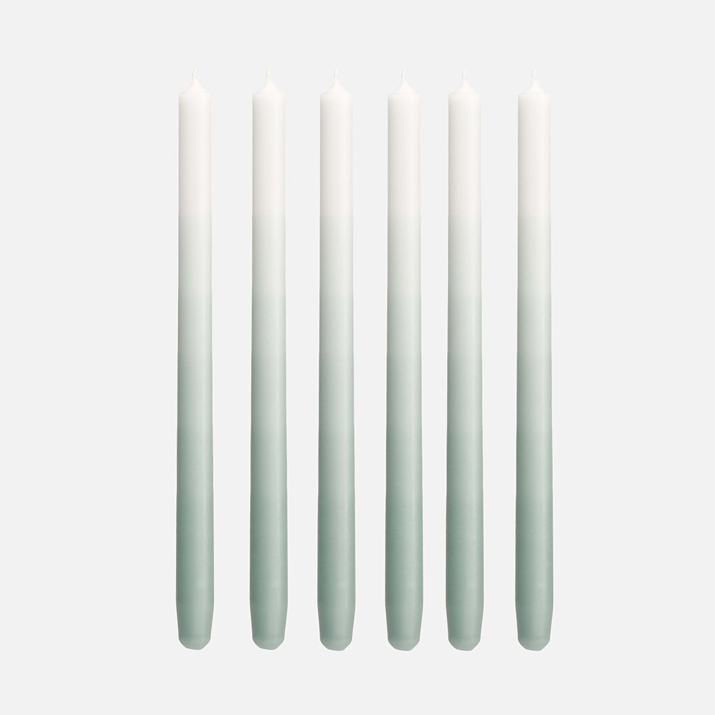 Gradient Candle Jade Green - Re-leaf