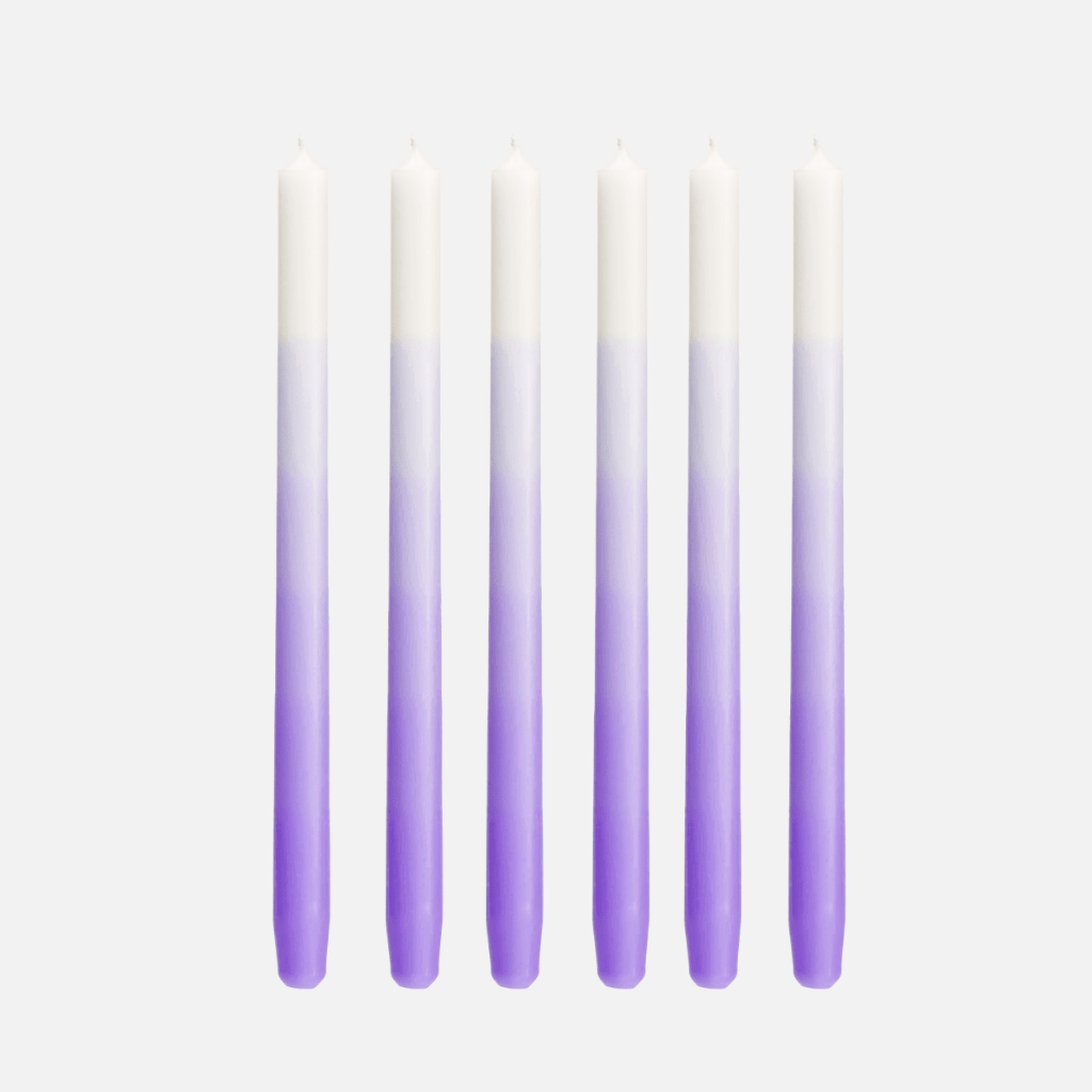 Gradient Candle Lovely Lilac - Re - leaf