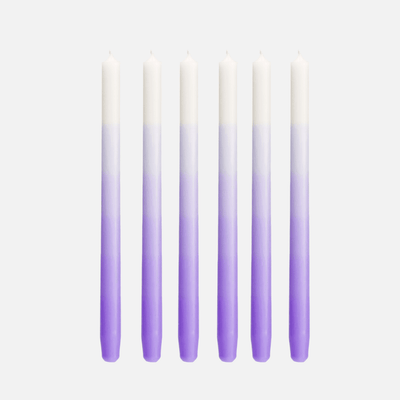 Gradient Candle Lovely Lilac - Re - leaf