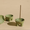 Jesmonite incense holder - Re - leaf