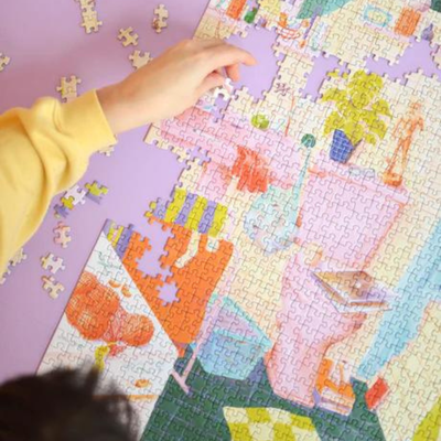 "La soirée mousse" Puzzle - Re - leaf