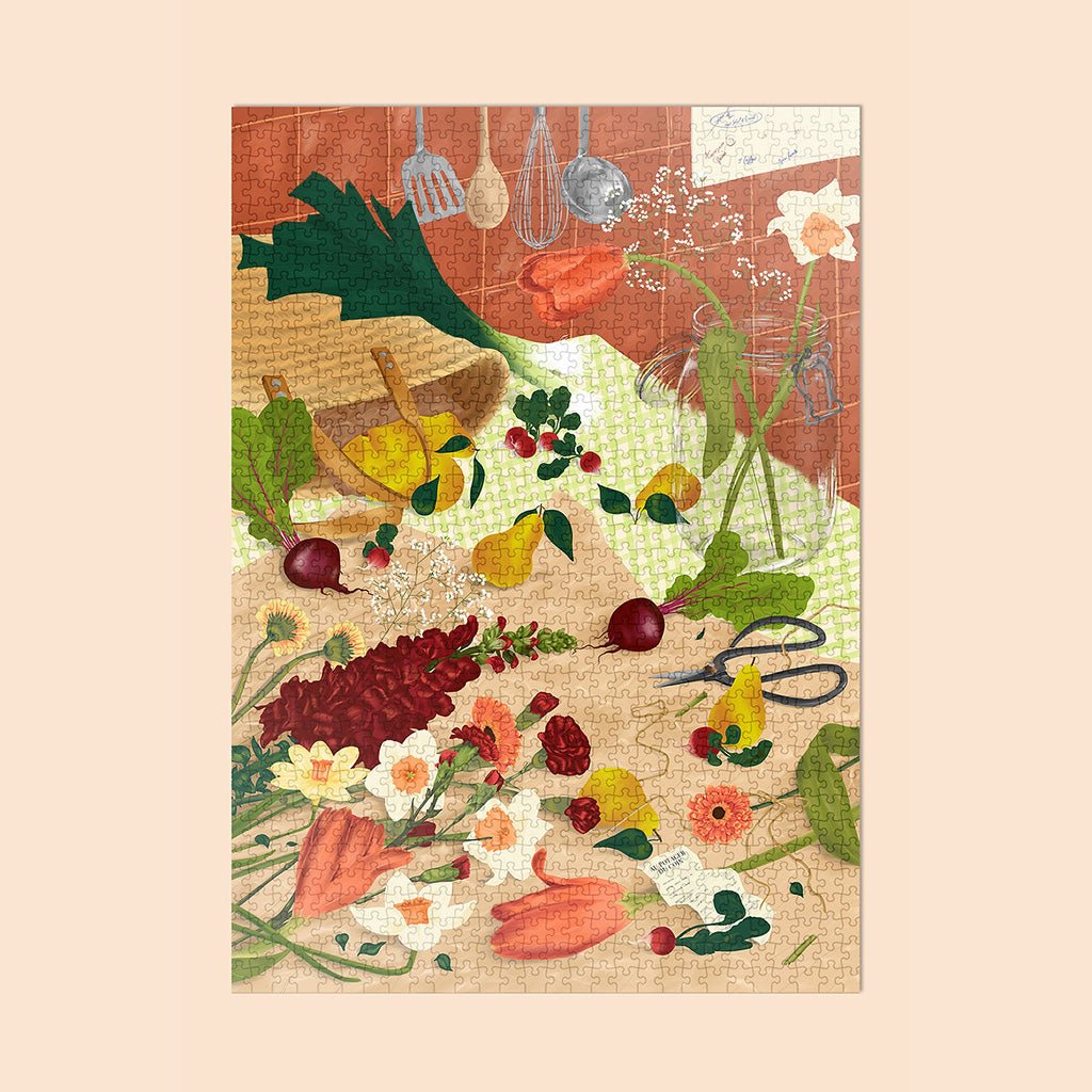 "Le retour du marché" Puzzle - Re - leaf