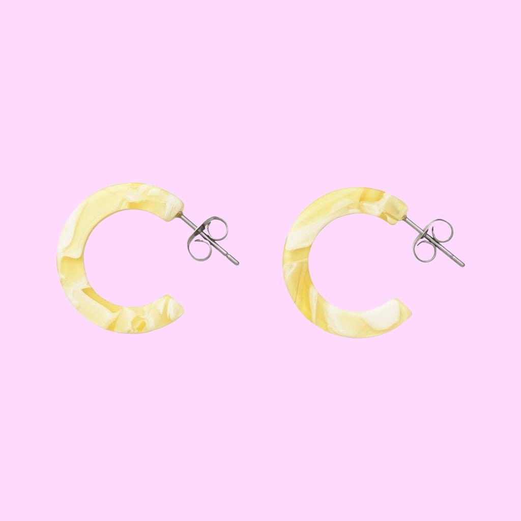 Mini hoops Paris Vanilla - Re - leaf