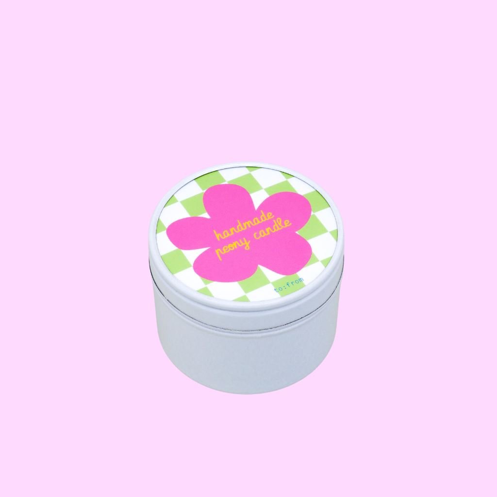 Peony candle - Re - leaf