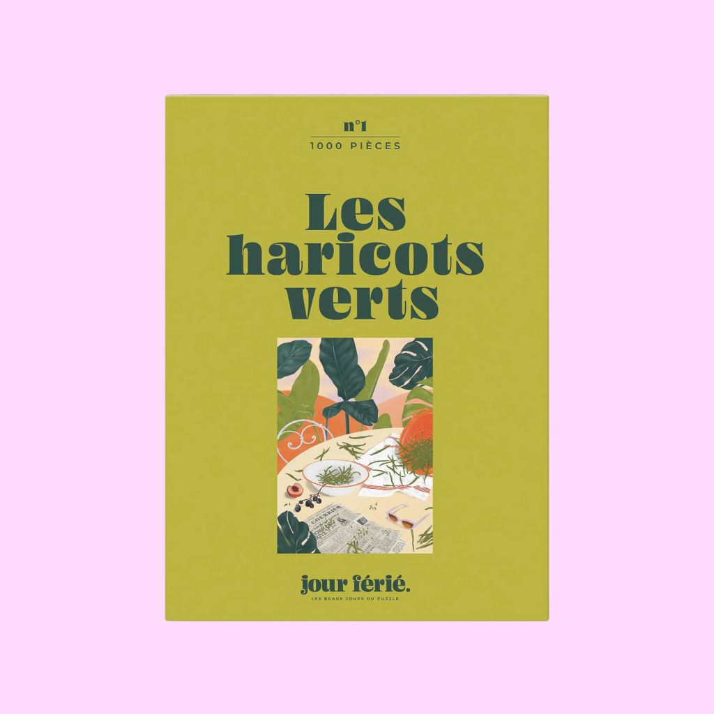 "Les haricots verts" Puzzle - Re-leaf