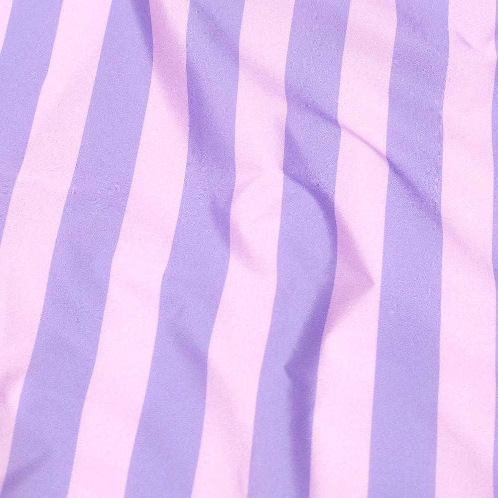 Reusable bag purple stripes - Re - leaf