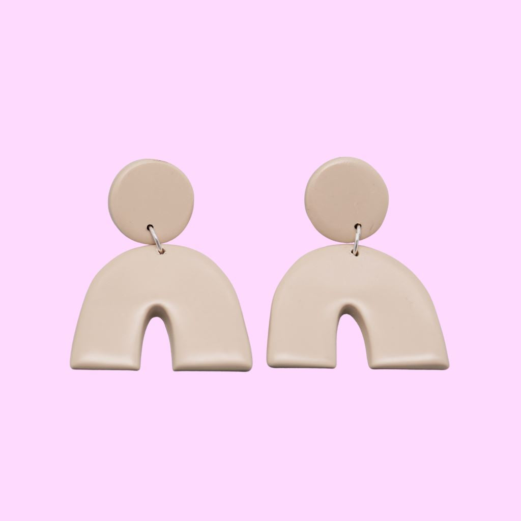 Sand arches earrings - Re-leaf