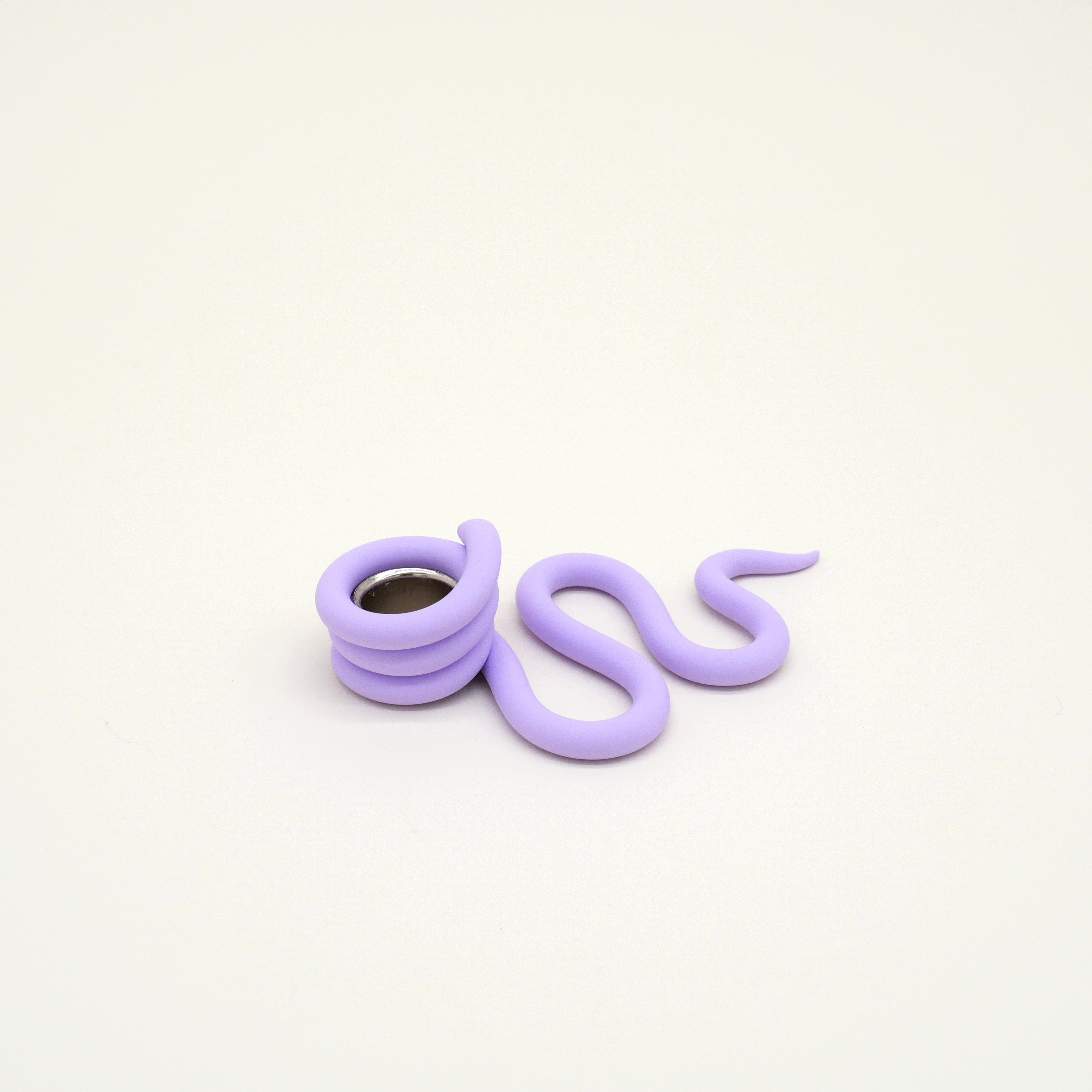 Snake Pale purple Candle holders Franzonu 