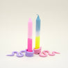 Snake Pale purple Candle holders Franzonu 