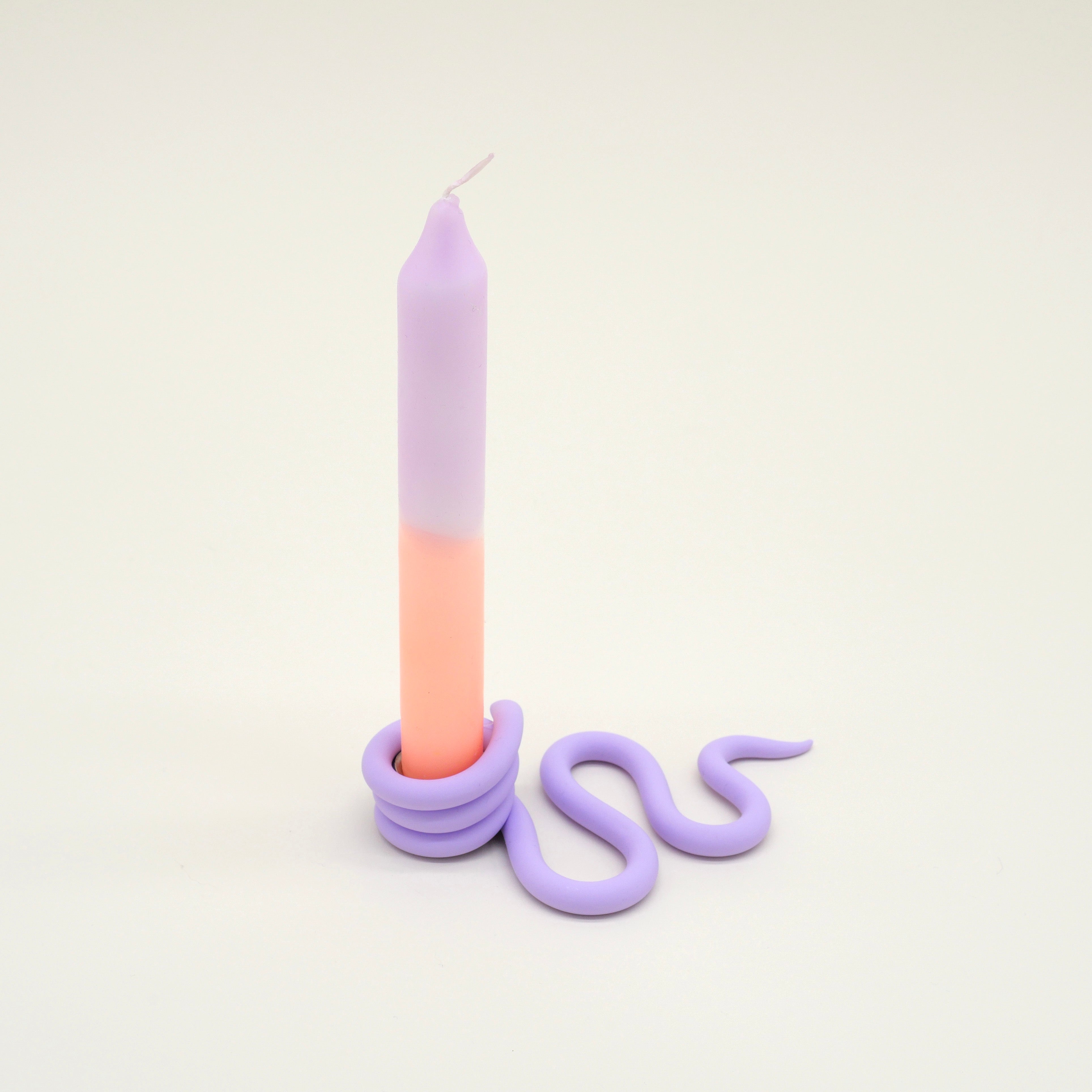 Snake Pale purple Candle holders Franzonu 