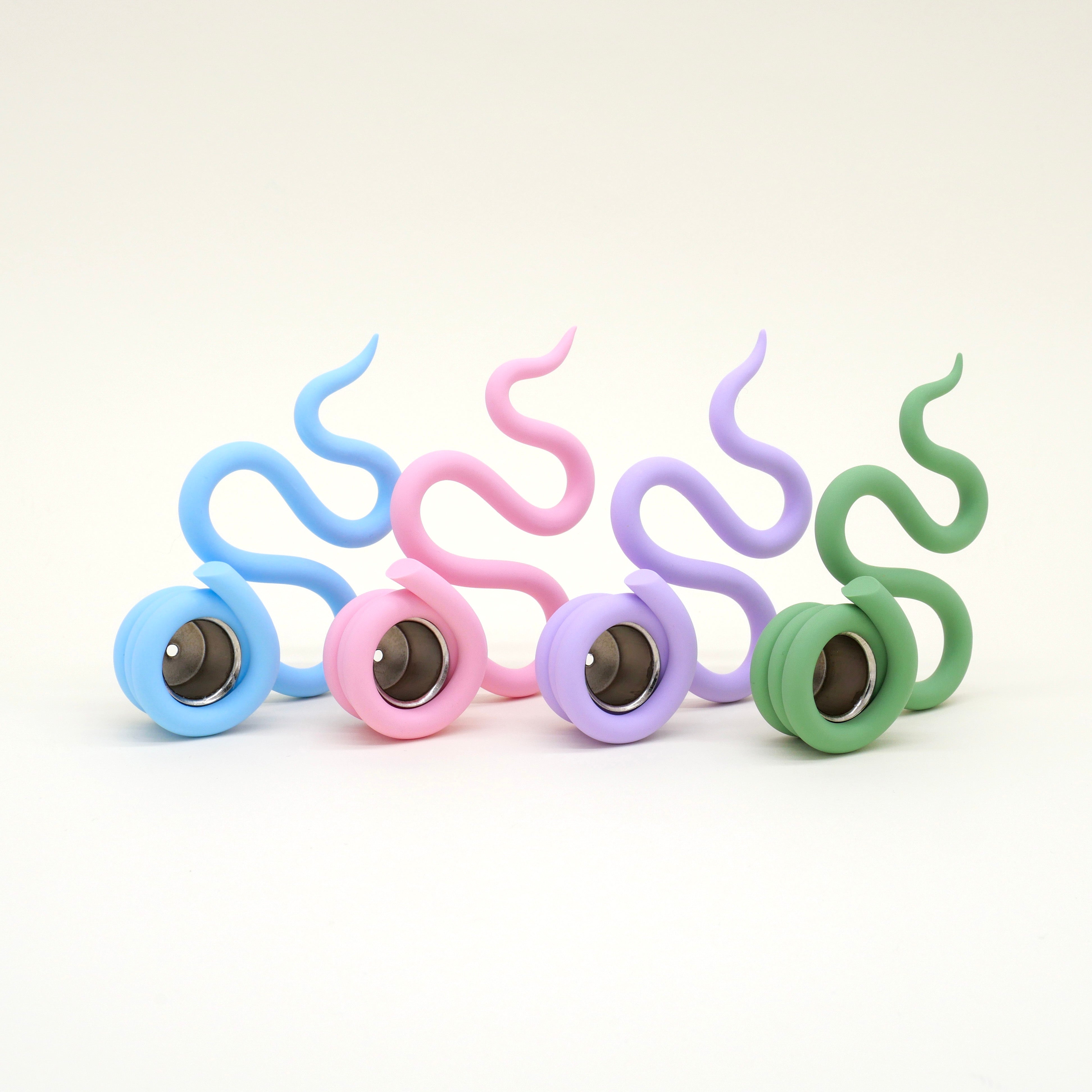 Snake Pale purple Candle holders Franzonu 