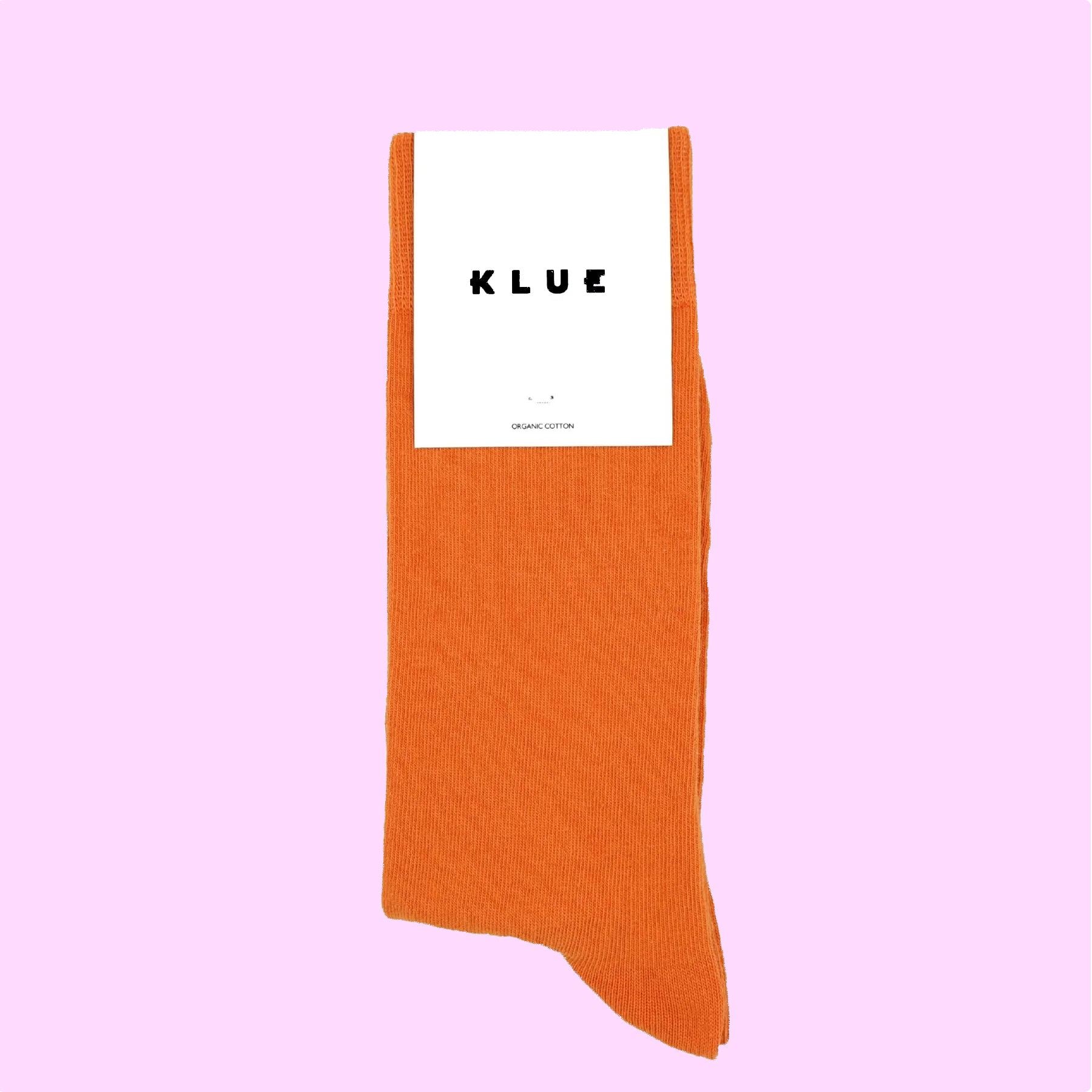 Solid Socks - Orange Socks Klue 