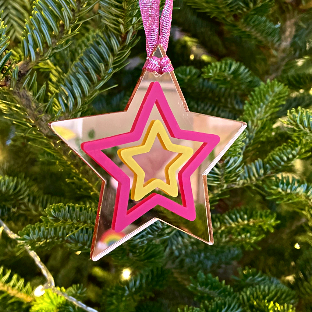 Star Christmas Bauble - Re - leaf