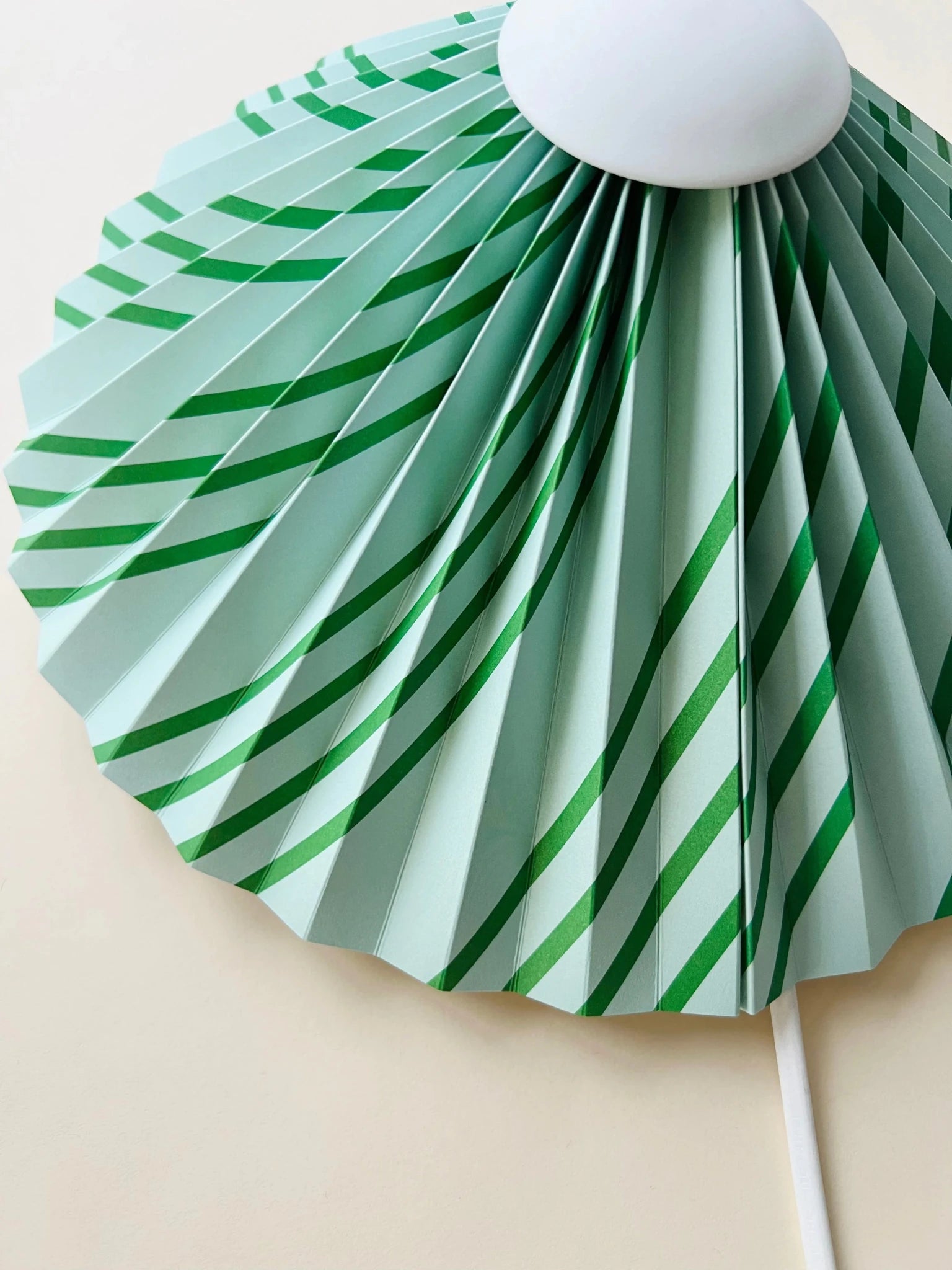 Wall lamp - Green stripes - Re - leaf