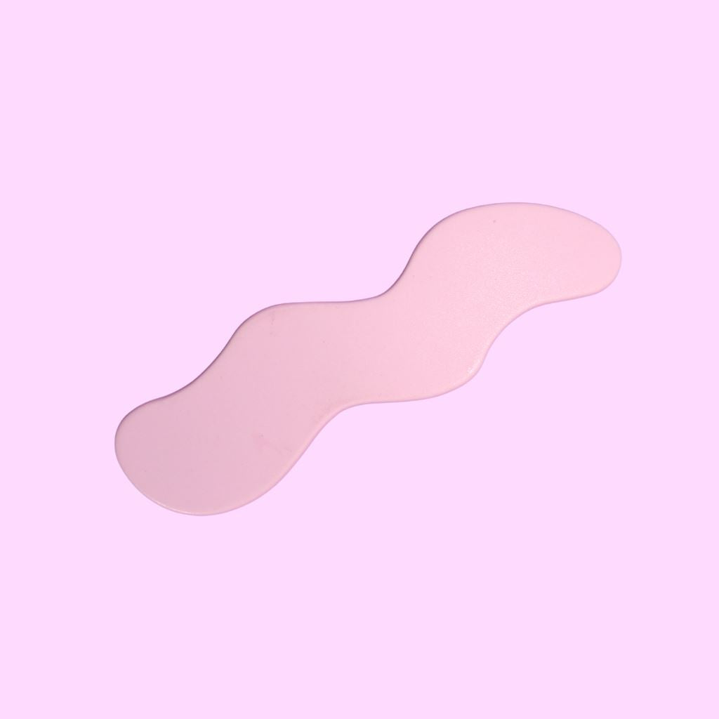 Wave clip in powder pink - Re-leaf