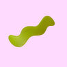 Wavy pony clip in lime - Re-leaf